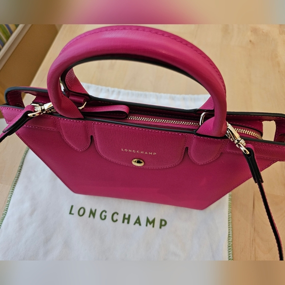 Longchamp Fuchsia HandBag - Picture 7 of 10